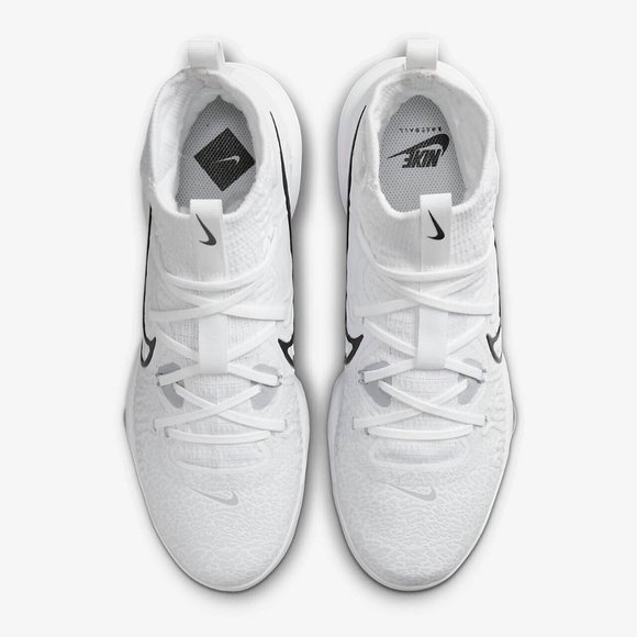 Nike Alpha Huarache NXT White Metal Baseball Cleat DJ6517-100 NEW - Picture 9 of 9